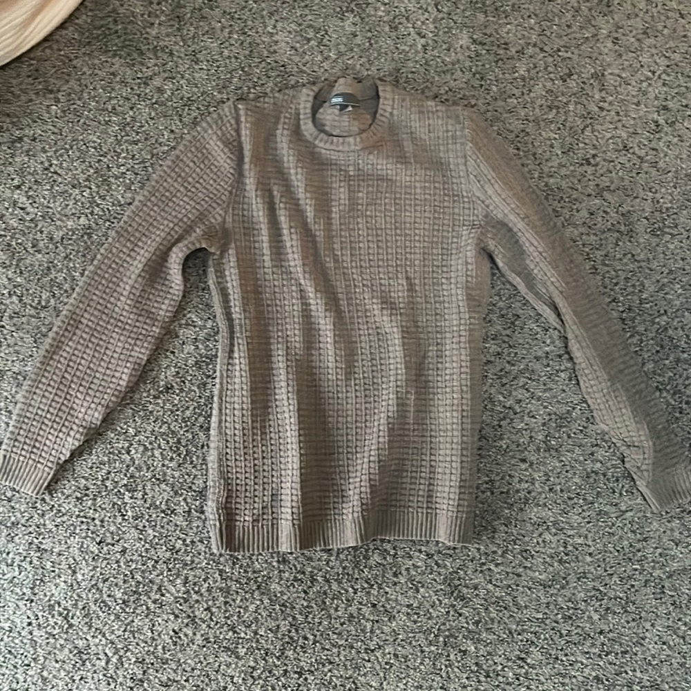 Waffle Crew Neck Sweater